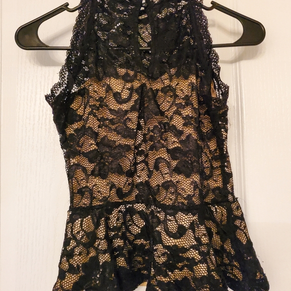 Peplum Lace Top - Picture 2 of 5